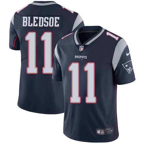 Nike New England Patriots #11 Drew Bledsoe Navy Blue Team Color NFL Vapor Untouchable Limited Jersey,We sell and wholesale Nike New England Patriots #11 Drew Bledsoe Navy Blue Team Color NFL Vapor Untouchable Limited Jersey on line form chian!